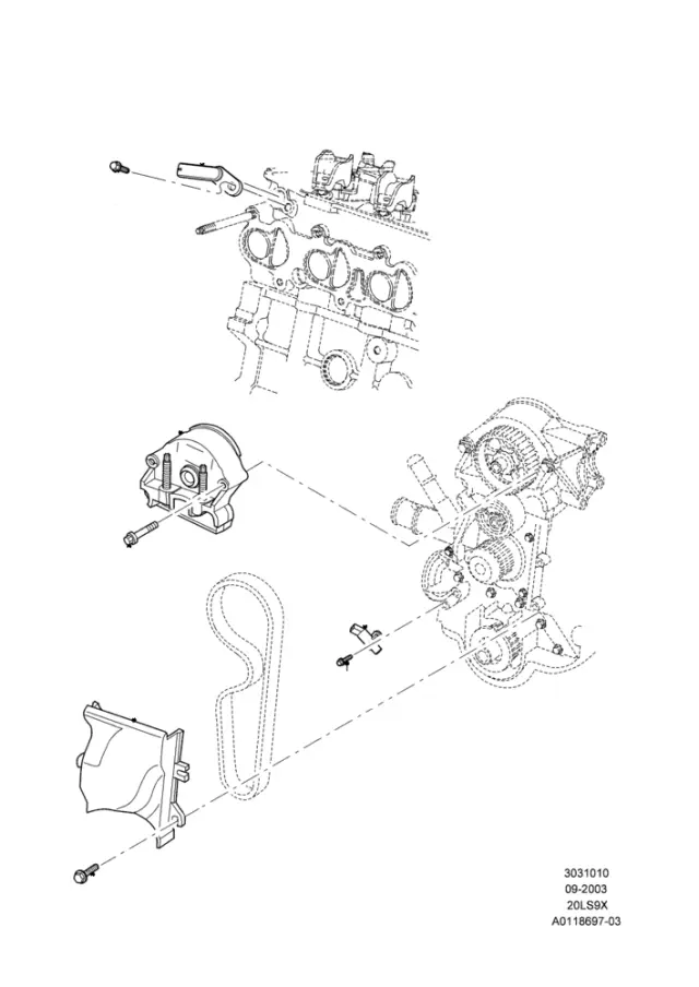 1S4Z6C315AB - Electrical: Crankshaft Sensor for Ford Image