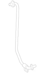 2045280324 - Radiator: Oil Line for Mercedes-Benz: C250, C300, C350, C63 AMG, E250, E350, GLK350 Image