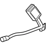 DA8Z7461202AC - Electrical: Buckle for Ford: Flex | Lincoln: MKS, MKT Image