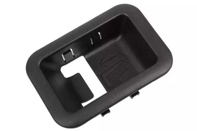 96850110 - : Ebony Child Seat Anchor Plate Trim Cap for GM Image