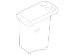 2516801050 - Body: Compartment Box for Mercedes-Benz Image
