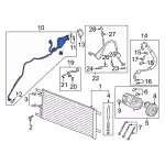 LC3Z19A834C - : Liquid Line for Ford: F-250 Super Duty, F-350 Super Duty, F-450 Super Duty, F-550 Super Duty Image