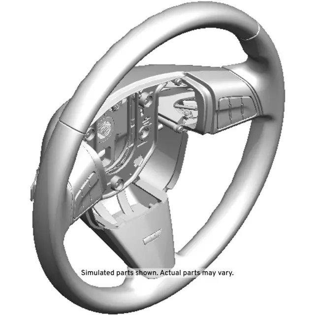 25816320 - : Ebony Steering Wheel for Cadillac: CTS Image