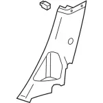 CV6Z5431012AB - Body: Lower Quarter Trim for Ford: Focus Image