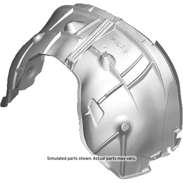 85594209 - Body: Fender Liner for Chevrolet: Silverado 1500, Silverado 1500 LTD Image