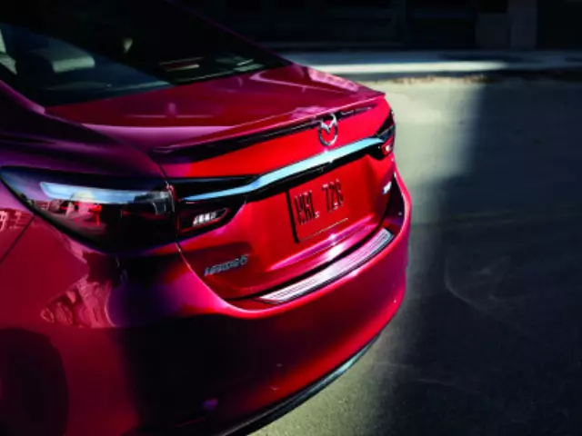 8YH02PR - : Mazda 6 "2018-2021" Rear Spoiler *Soul Red Crystal (46V) for Mazda: 6 Image
