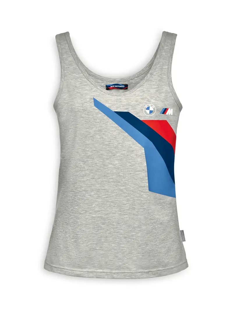 WOMENSMOTORSPORTTOPGREYMELANGE - : Womens Motorsport Top for BMW-Motorrad Image
