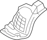 638453W700 - Body: Fender Liner for INFINITI: QX4 Image