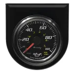 E6244 - : Gauge, Oil Pressure, 2" , 0-100Psi, 270 Sweep Mech, Black, 6000 Series for Equus Image