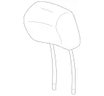 21097044508G70 - Body: Headrest for Mercedes-Benz Image