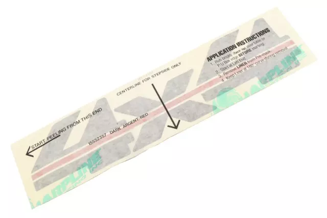 15552357 - Body: Decal for Chevrolet: C1500, C2500, C3500, K1500 Pickup, K2500 Pickup, K3500 Pickup | GMC: C1500 Pickup, C2500 Pickup, C3500 Pickup, K1500 Pickup, K2500 Pickup, K3500 Pickup Image