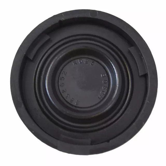 E9SZ2162A - Body: Reservoir Cap for Ford: Crown Victoria, E-150, E-250, E-350 Super Duty, E-450 Super Duty, Explorer, Explorer Sport Trac, F-150, F-250 Super Duty, F-350 Super Duty, F-450 Super Duty, F-550 Super Duty, Five Hundred, Flex, Freestyle, Ranger, Taurus, Taurus X | Lincoln: Aviator, Continental, Mark LT, MKS, MKT, Town Car | Mercury: Grand Marquis, Marauder, Montego, Mountaineer, Sable Image