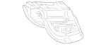 2466820701 - Panelling: Dampening, Transm. Tunnel for Mercedes-Benz Image