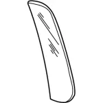 F1TZ7825380B - Body: Vent Glass for FORD Image