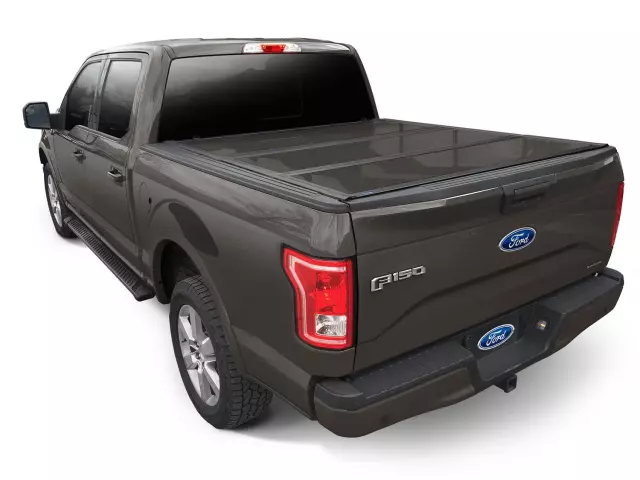 VJC3Z99501A42EF - : Painted Hard Folding By Undercover, For 6.75 Bed, Stone Grey for Ford: E-350 Super Duty, E-450 Super Duty, F-250 Super Duty, F-350 Super Duty, F-450 Super Duty, F-550 Super Duty Image