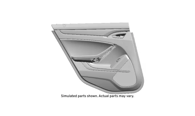 22982205 - : Ebony Rear Driver Side Door Trim for Cadillac: CTS Image