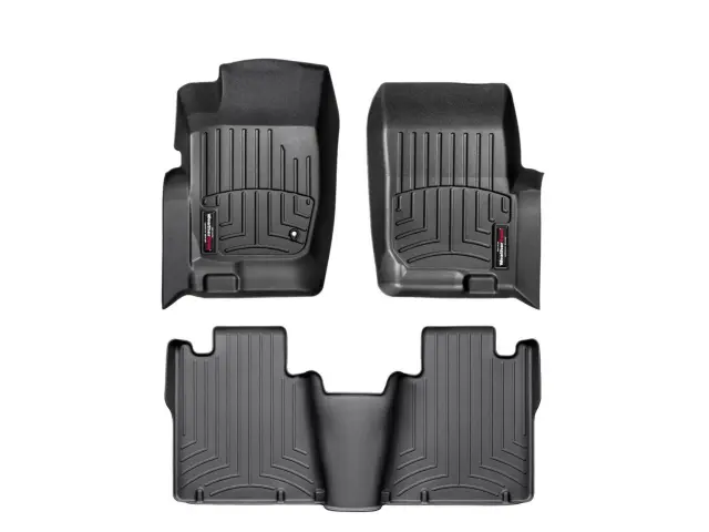 4400612 - Accessories: Front &amp; Rear Black FloorLiner™ DigitalFit® for WeatherTech Image