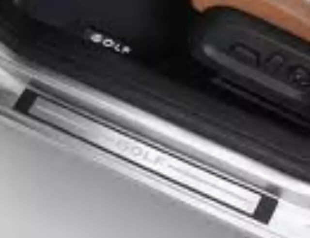 5K3071303 - Exterior: Door Sill Protection Trim With Logo - Front for Volkswagen Image