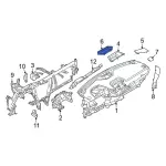 NZ6Z6004374AA - Body: Speaker Grille for Ford Image