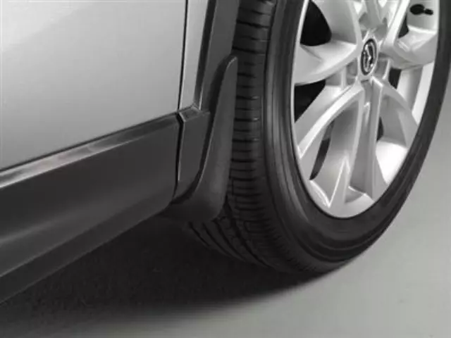 8HR10 - Exterior: Splash Guards - Front - Black Finish for Mazda: CX-5 Image