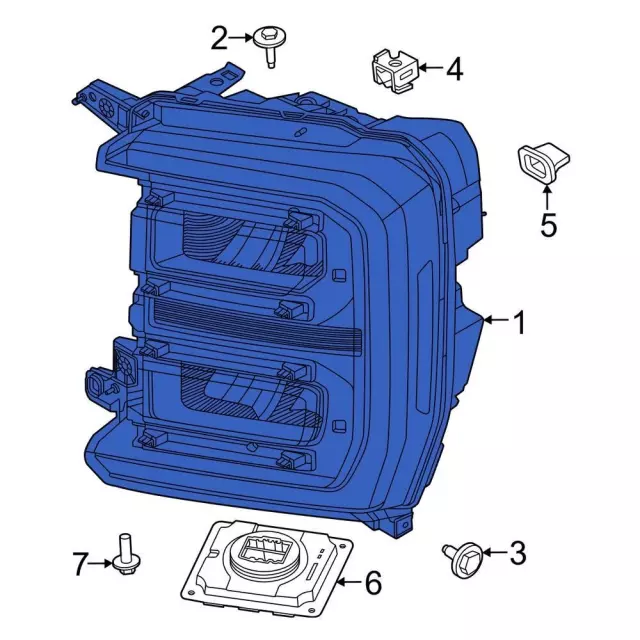 PC3Z13008L - : Headlamp Assembly for Ford: F-250 Super Duty, F-350 Super Duty, F-450 Super Duty, F-550 Super Duty Image