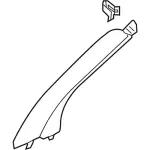 FB5Z7803598AB - : Windshield Pillar Trim for Ford: Explorer, Police Interceptor Utility Image