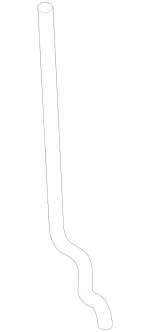 2117330639 - Rear Doors: Securing Rod for Mercedes-Benz Image