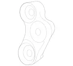 222351030064 - Rear Axle: Adapter, Ra Diff. Bearing for Mercedes-Benz Image