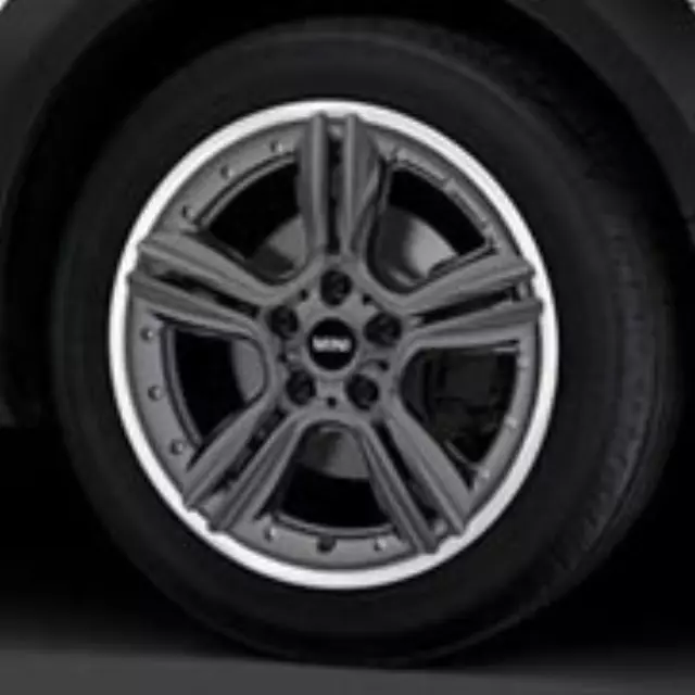 36109804376 - : 18 Inch Double Spoke Single Wheel Rim Only for Mini: Cooper Countryman, Cooper Paceman Image