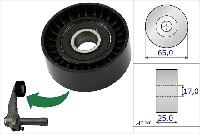 FT0866 - : INA US Accessory Drive Belt Tensioner Pulley for INA US Image