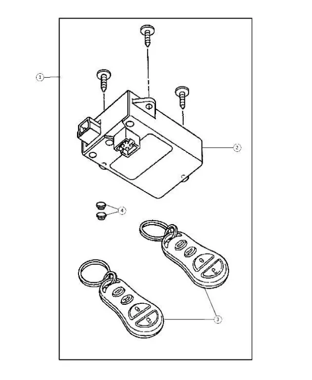 82300986 - Mopar Accessories - Component Parts: Keyless Entry Module for Mopar Image