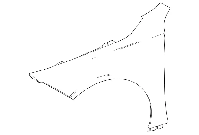 1188810400 - Attachment Parts: Fender, Front for Mercedes-Benz: CLA250, CLA35 AMG Image image