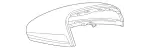 9981101001817 - Body: Mirror Cover for Mercedes-Benz Image
