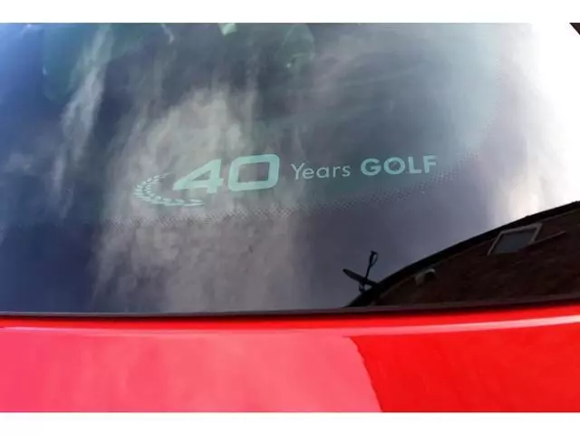 2015-2017 Volkswagen - 40 Years Of Golf - Back Window Sticker - Volkswagen (5G0-853-279-A)