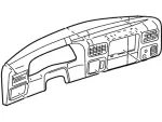 F81Z25044D70AAC - Body: Cluster Panel for Ford: F-250 Super Duty, F-350 Super Duty, F-450 Super Duty, F-550 Super Duty Image