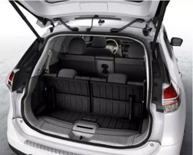 999C3G2100 - Cargo Management: Carpeted Cargo Protector - Black - 3-Row for Nissan Image