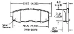 13050867 - : Disc Brake Pad Set for OmniParts Image