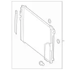 2045000654 - : Condenser Assembly for Mercedes-Benz Image