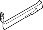 769B41CA0B - Body: Front Sill Plate for Infiniti Image