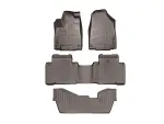 47576123 - : Cocoa FloorLiner™ DigitalFit®, Front, 2nd Row &amp; 3rd Row for WeatherTech Image