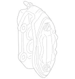 34206383 - : Parts Kit, Brake Caliper for Mercedes-Benz: 250, CL550, S350, S500, S550 Image