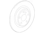 2474230400 - Brakes: Brake Disc for Mercedes-Benz Image