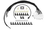 9002C - : Spark Plug Wire Set - Universal - 135 Deg White Ceramic Boots for ACCEL Image