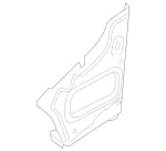 2536307101 - : Closing Panel for Mercedes-Benz Image