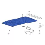 2C7Z7851944EAB - Body: Headliner for Ford Image