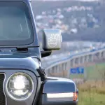 68663217AA - : Jeep Wave Outline Hand Graphic, Gloss White, sold by Visco for Affiliated Accessories Image