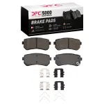 1551115702 - : DFC 5000 Advanced Pads - Ceramic and Hardware Kit for DYNAMIC FRICTION Image