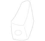 22081500678G69 - Body: Center Pillar Trim Pad for Mercedes-Benz Image