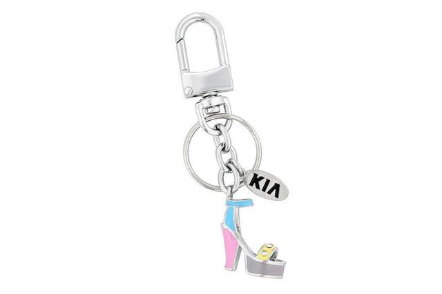 UM016AY739 - Merchandise: Key Chain - High Heel W/Kia Tag for Kia: Amanti, Borrego, Cadenza, Carnival, Forte, Forte Koup, Forte5, K5, K900, Niro, Niro EV, Optima, Rio, Rio5, Rondo, Sedona, Seltos, Sorento, Soul, Soul EV, Spectra, Spectra5, Sportage, Stinger, Telluride Image