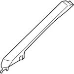 GJ7Z7803599AB - : Windshield Pillar Trim for Ford Image